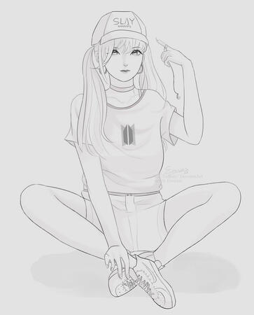 BTS girl OC (Oct. 2020)