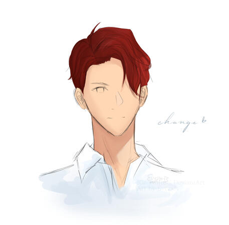 Red hair male (Dec. 2020)