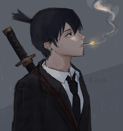 "The Afterlife" (Aki fanart - Aug. 2023)